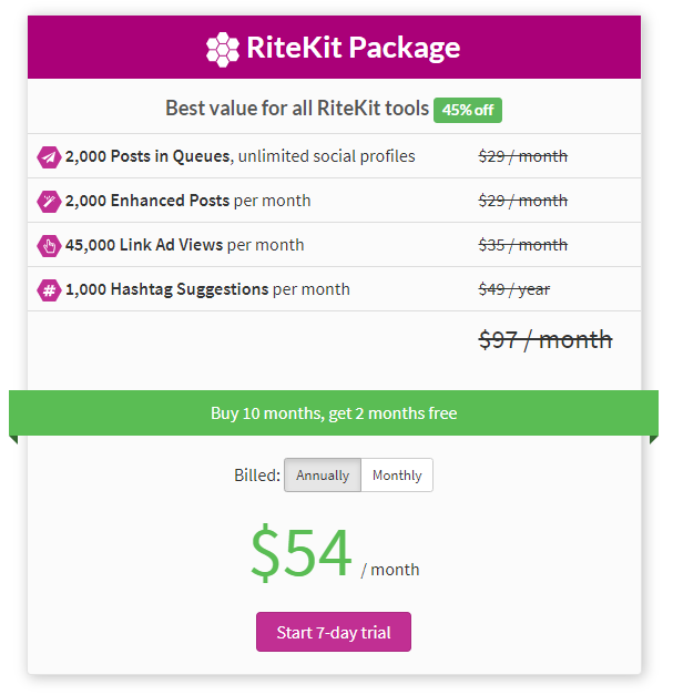 Ritetag Pricing