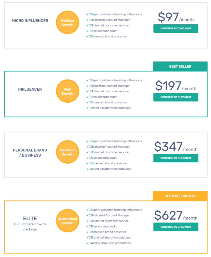 Trusy Social Pricing