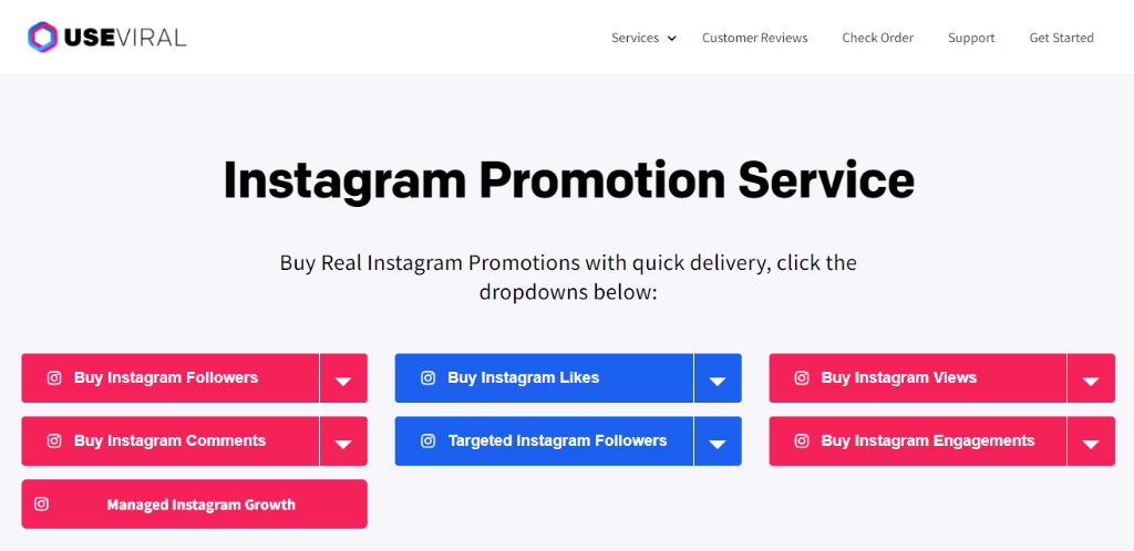 UseViral Instagram Promotion Service