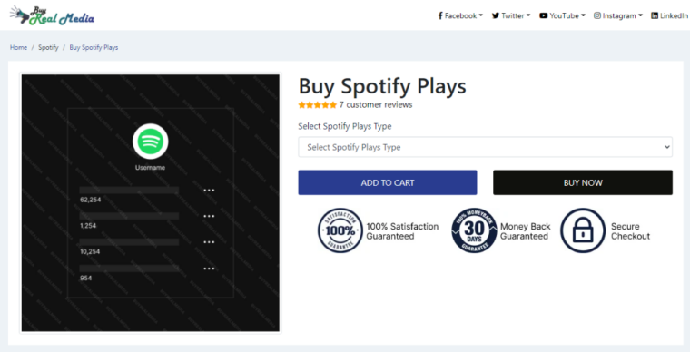 Buy-Real-Media-Spotify-Plays