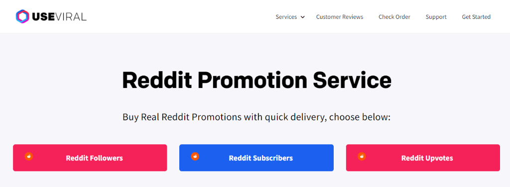 UseViral Reddit Promotion Service