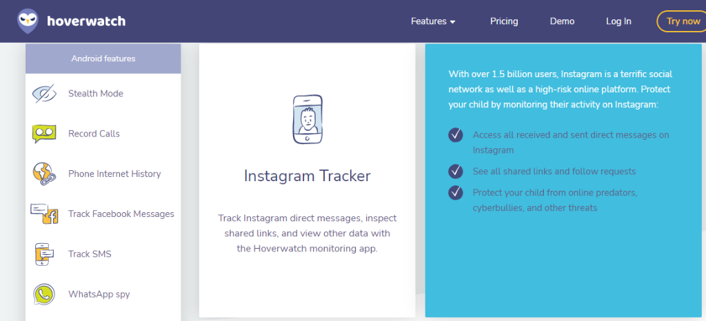 Hoverwatch Instagram Tracker