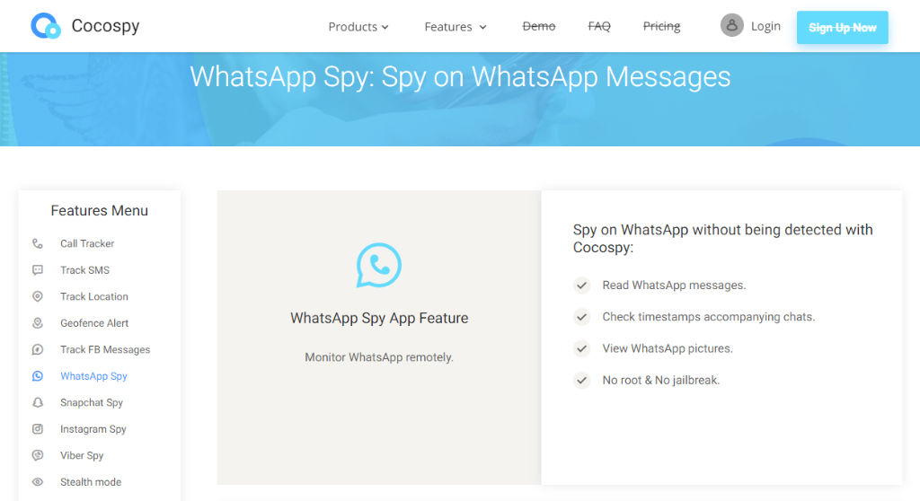 Cocospy WhatsApp Hacking Apps