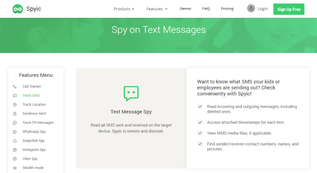Spyic Text Message Spy App