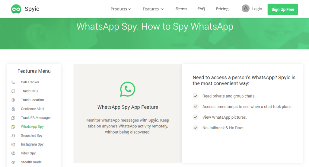 Spyic WhatsApp Hacking Apps