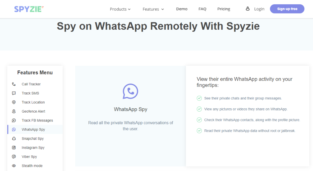 Spyzie WhatsApp Hacking Apps