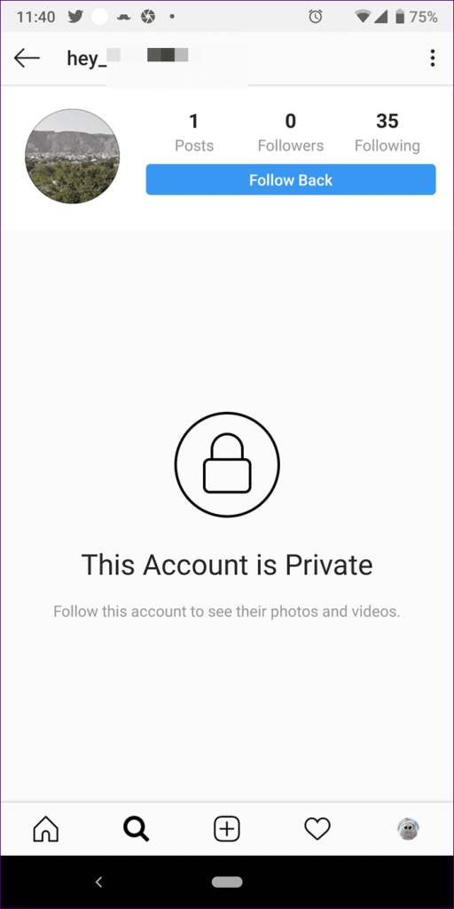 This Account is Private