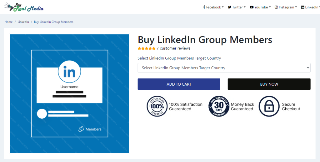 Buy Real Media Buy LinkedIn Group Members