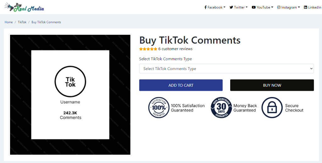 Buy Real Media TikTok Comments