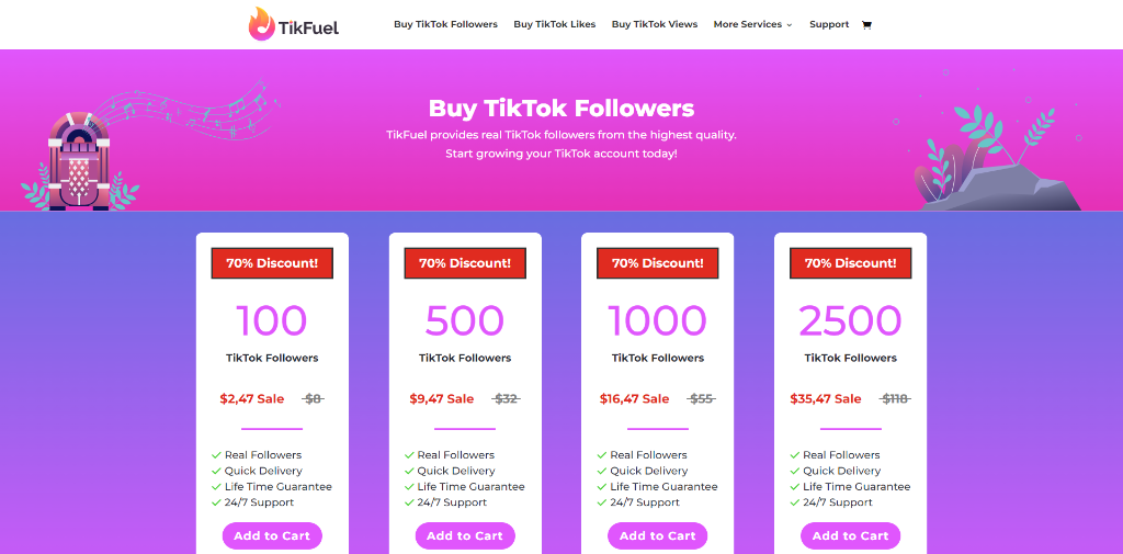 TikFuel Buy TikTok Followers