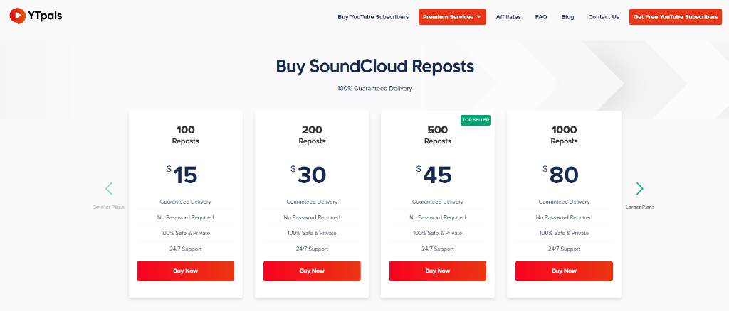 YTPals Buy SoundCloud Reposts
