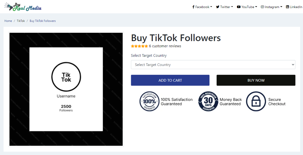 Buy Real Media TikTok Followers