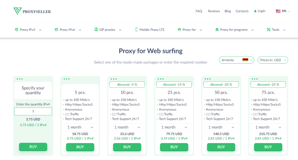 73% OFF Proxy Seller PROMO CODE Mar 2024 - EarthWeb