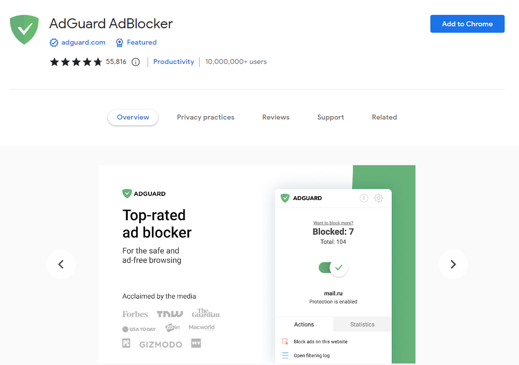 adguard adblock for chrome