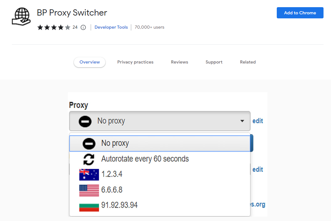 BP Proxy Switcher