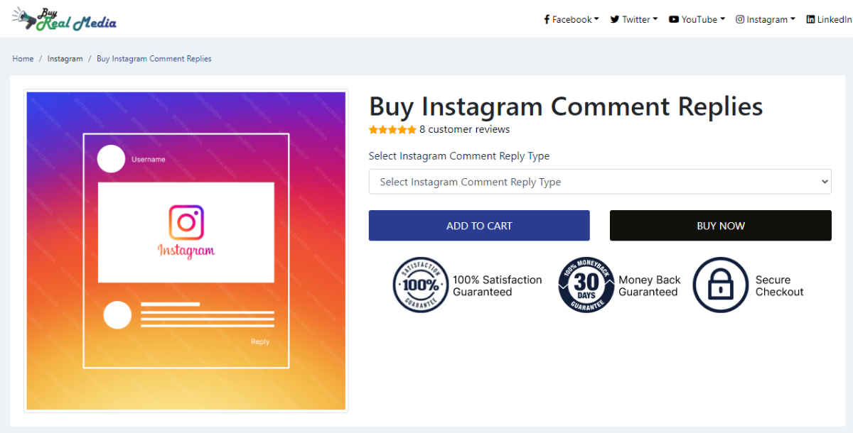 Buy Real Media Buy Instagram Comment Replies