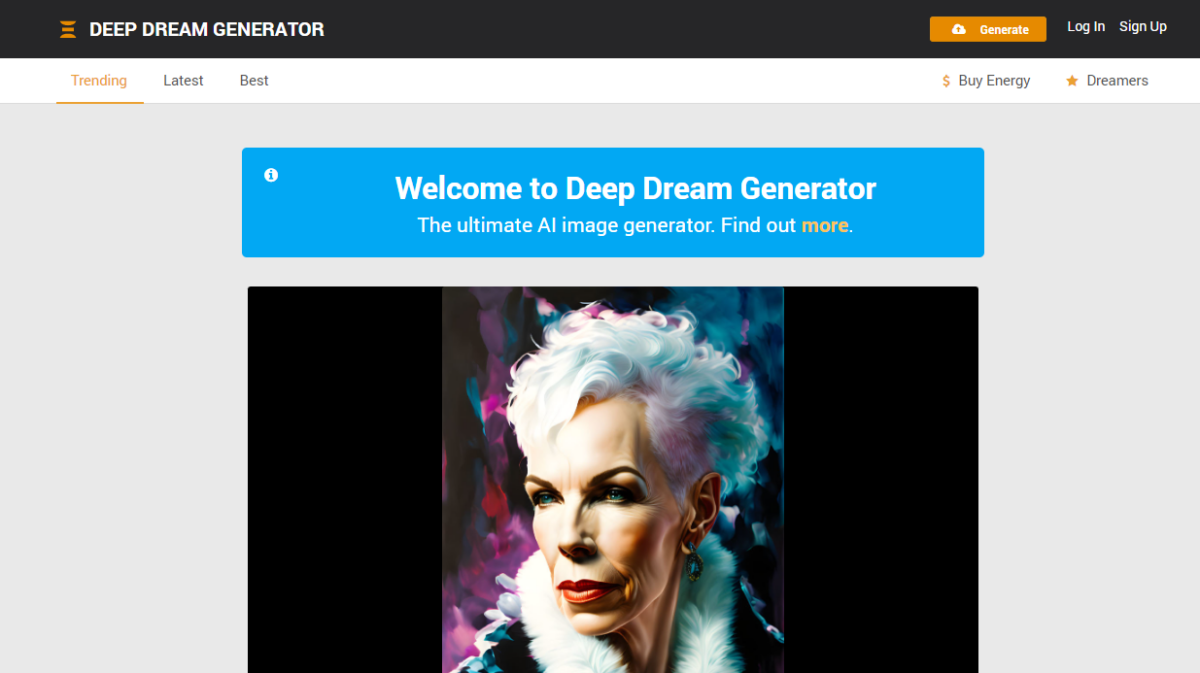 Deep Dream Generator
