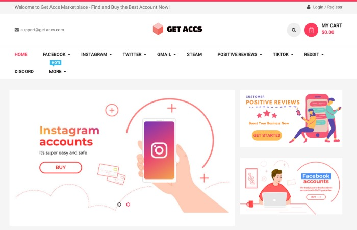 GetAccs Buy Instagram Accounts