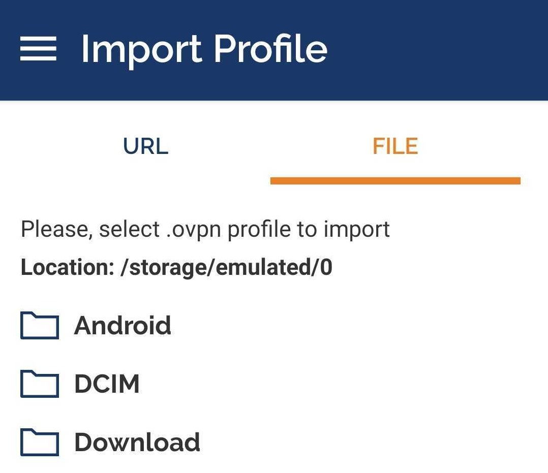 Import Profile