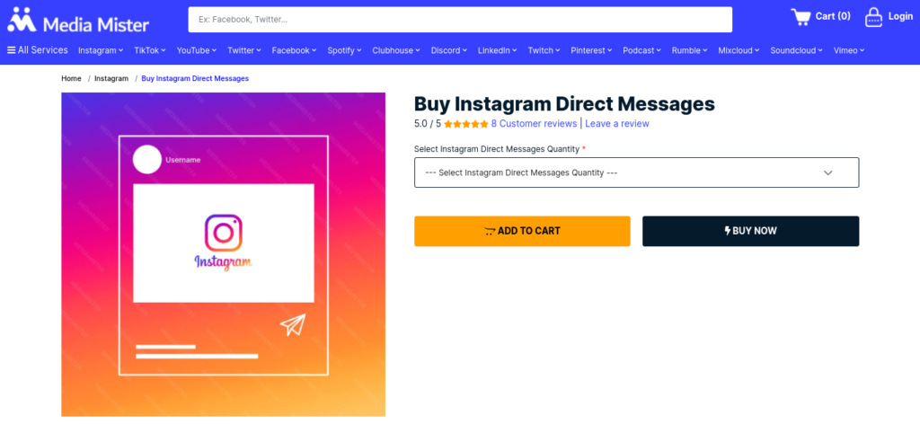 Media Mister Buy Instagram Direct Messages