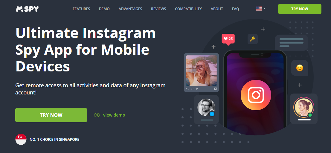 mSpy Instagram hack Spy App