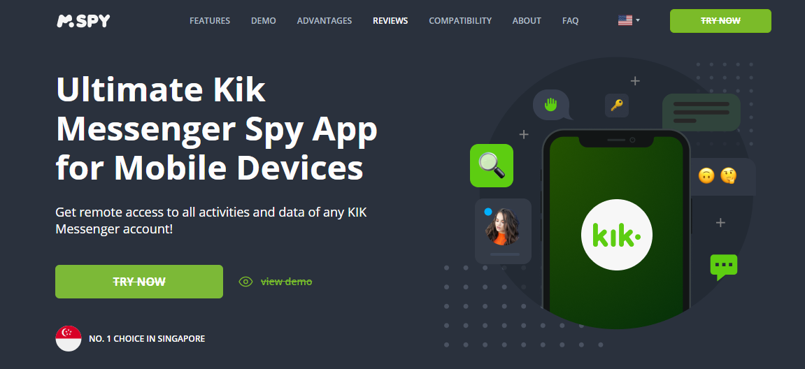 mSpy Kik Messenger Spy App