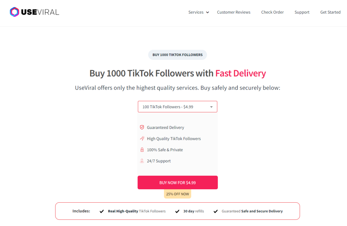 Buy 1000 TikTok Followers