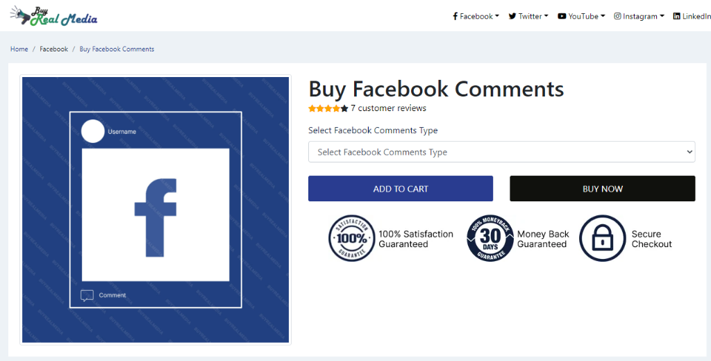 Buy Real Media Buy Facebook Comments