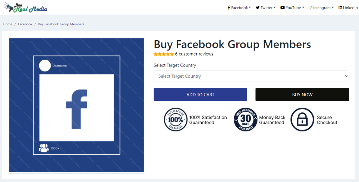 Buy Real Media Buy Facebook Group Members