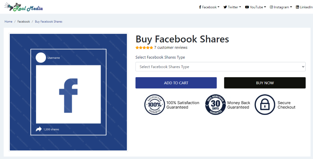 Buy Real Media Buy Facebook Shares