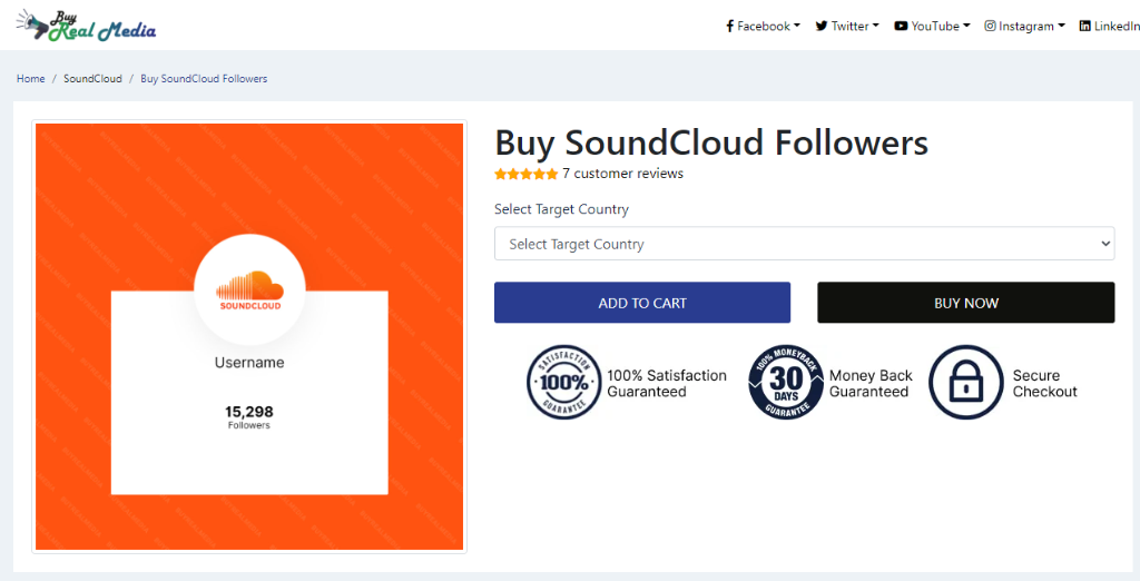 Buy Real Media Buy SoundCloud Followers