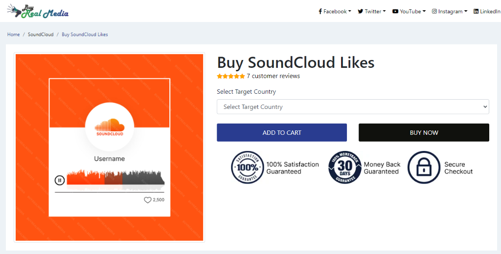 Buy Real Media Buy SoundCloud Likes