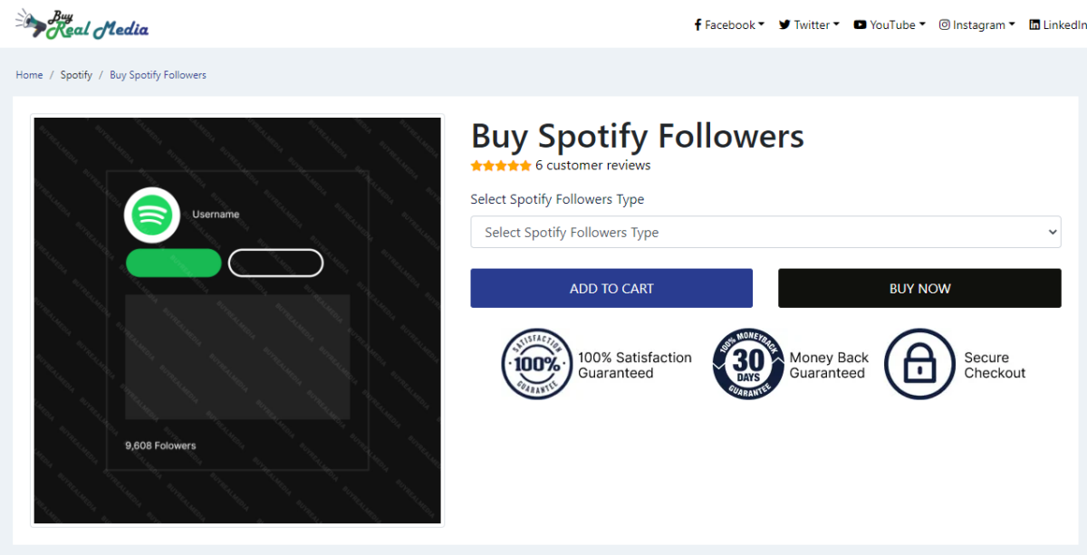 Buy Real Media Buy Spotify Followers