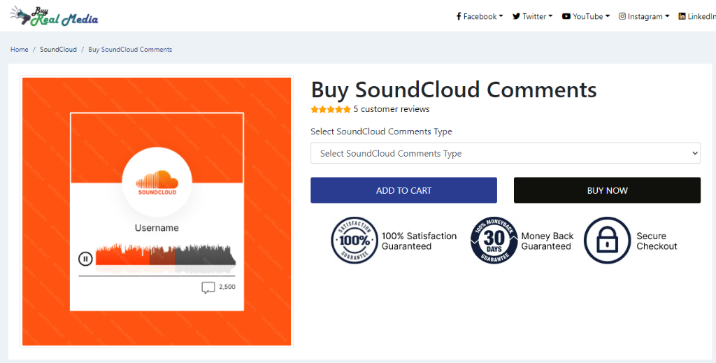 Buy Real Media SoundCloud Comments