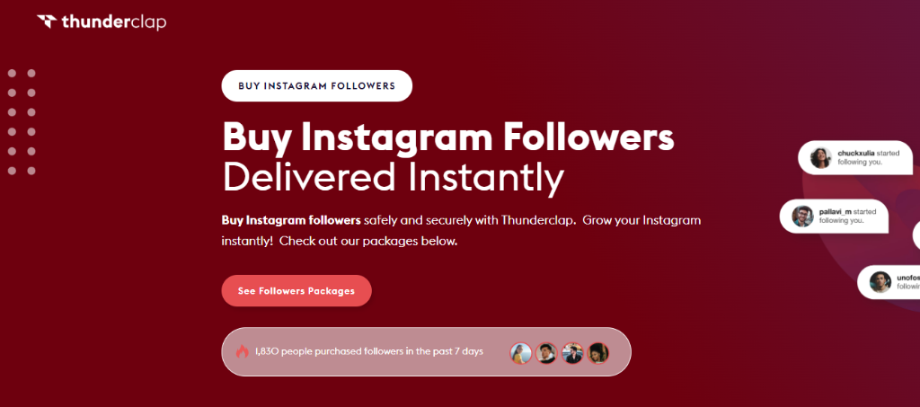 Thunderclap Buy Instagram Followers