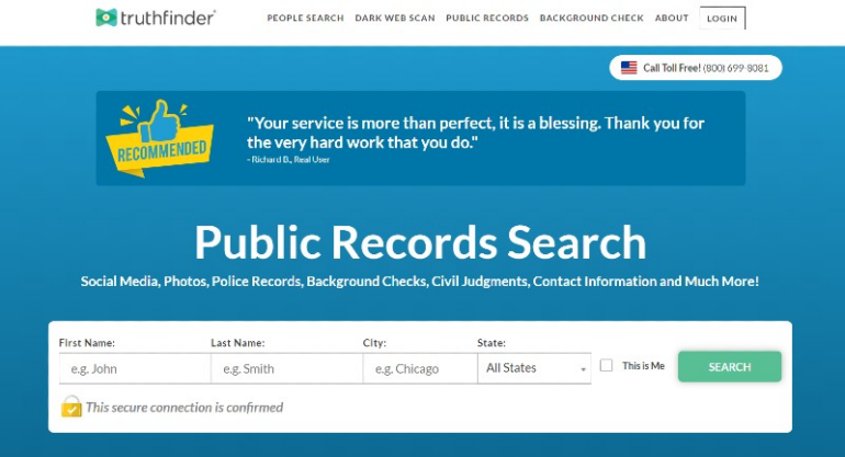 10 FREE TruthFinder Alternatives Best Sites Like It In 2024   TruthFinder 770x417 