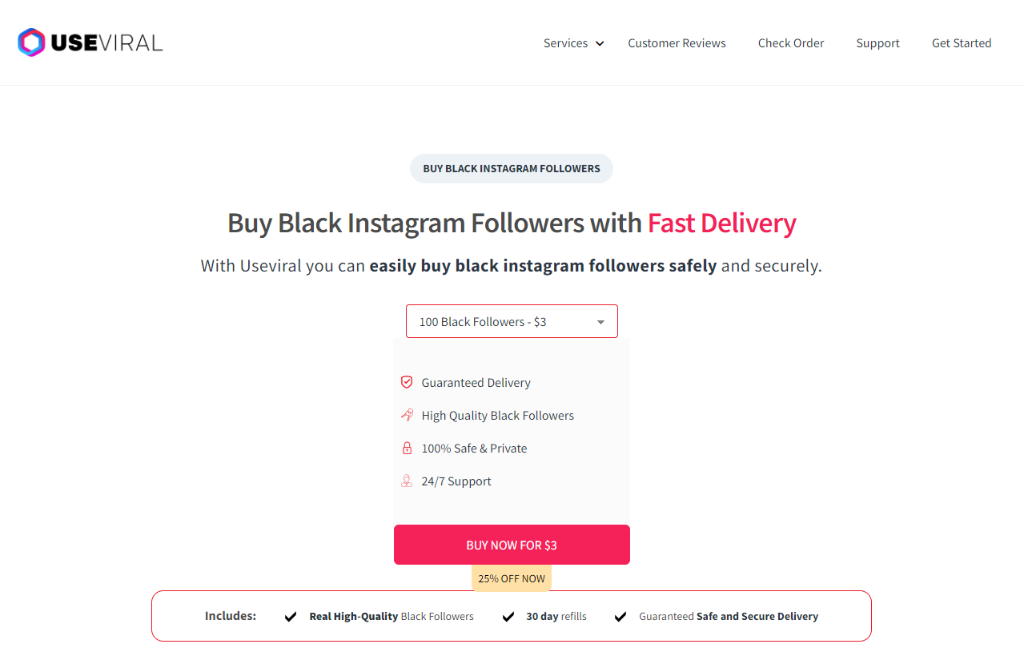 UseViral Buy Black Instagram Followers