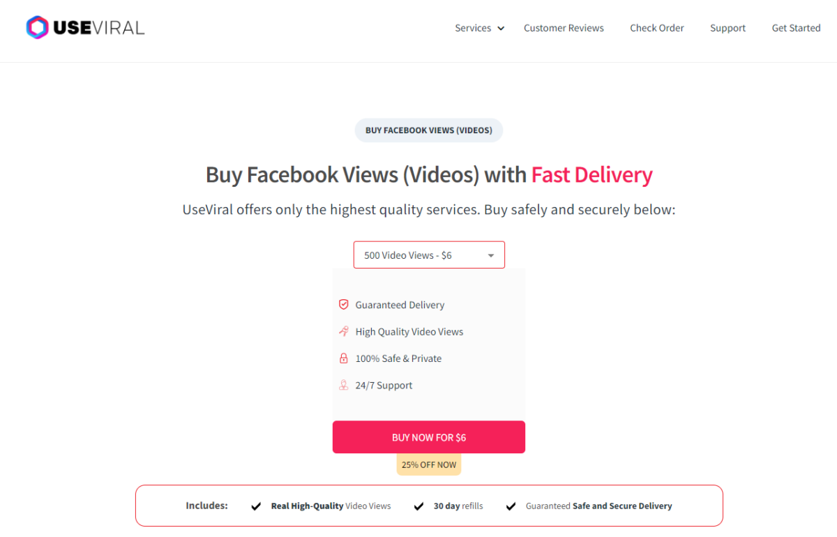 UseViral Buy Facebook Views