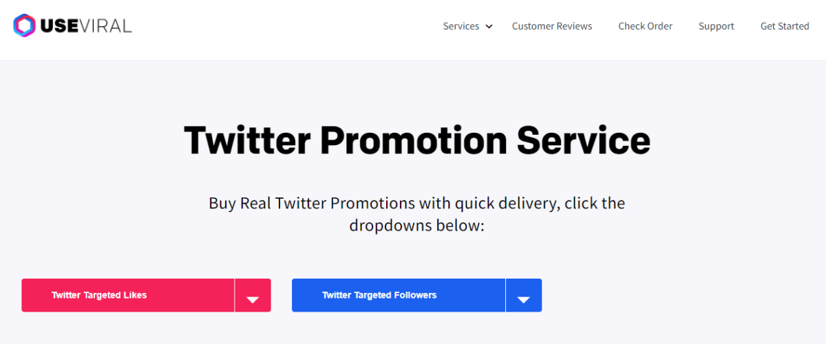 UseViral Twitter Promotion Service