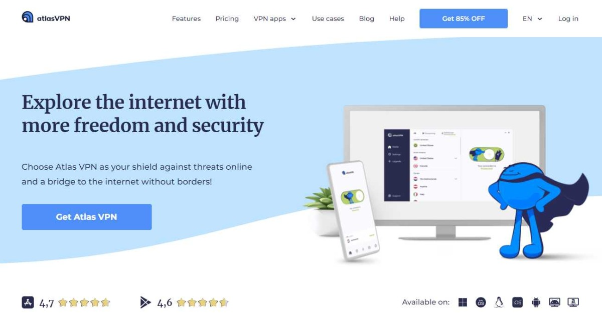 Atlas VPN Home