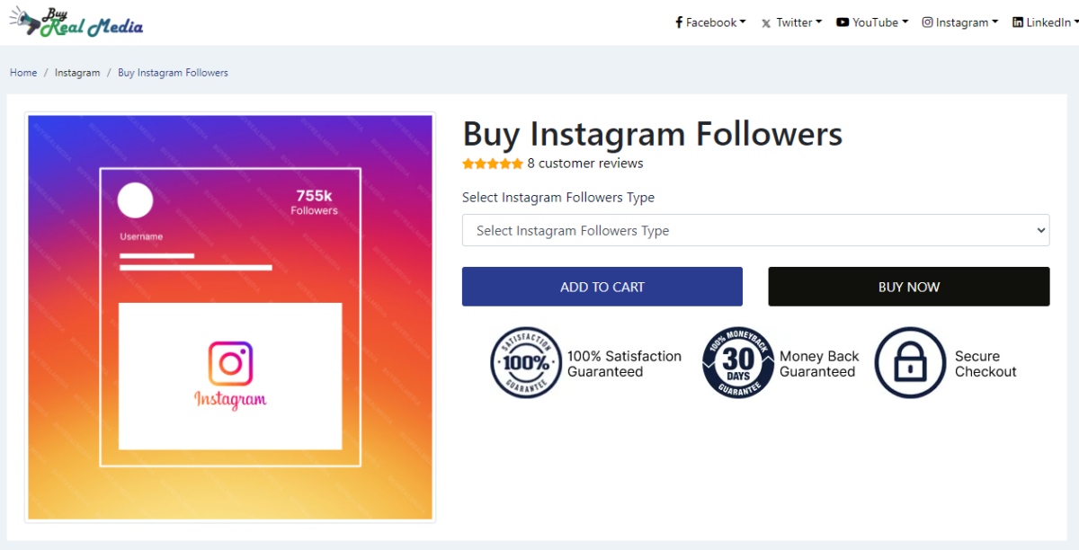 Buy Real Media Buy Instagram Followers
