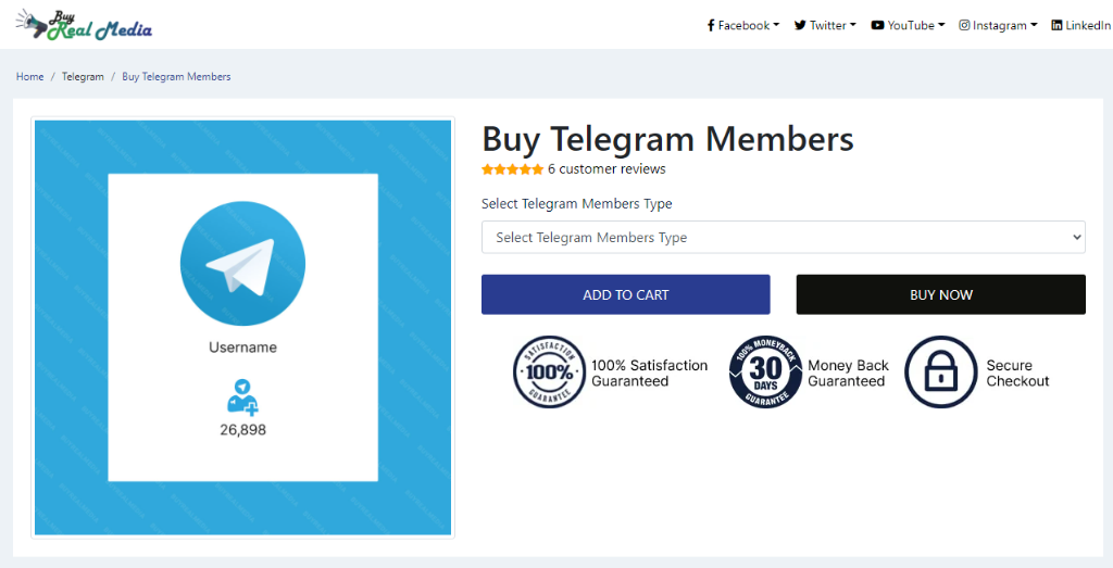 Buy Real Media Telegram Members