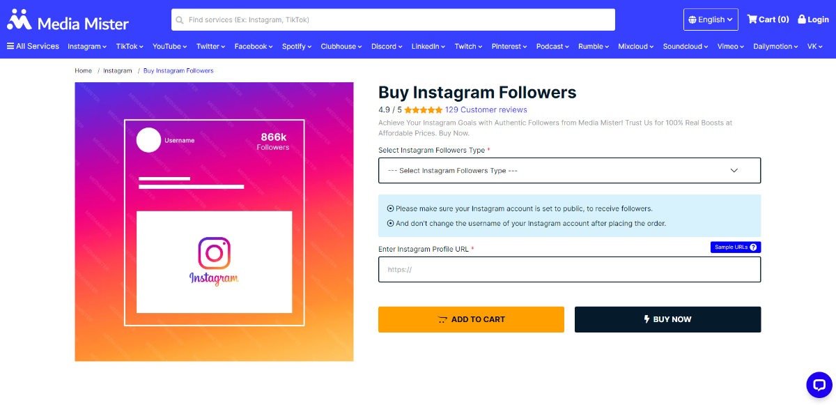 Media Mister Buy Instagram Followers 1