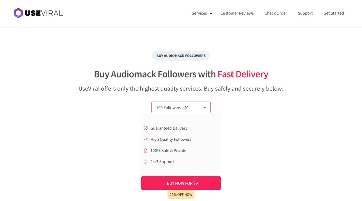 UseViral Buy Audiomack Followers
